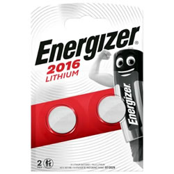 Energizer CR2016 batteries (2 pack)