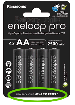 Panasonic eneloop PRO AA rechargeable batteries