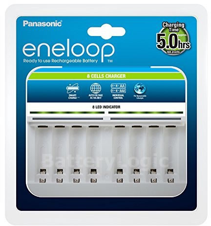 Panasonic Eneloop 4-Position Charger with AAA Batteries