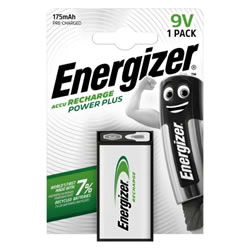 Energizer PP3 175mAh - NiMH rechargeable batteries